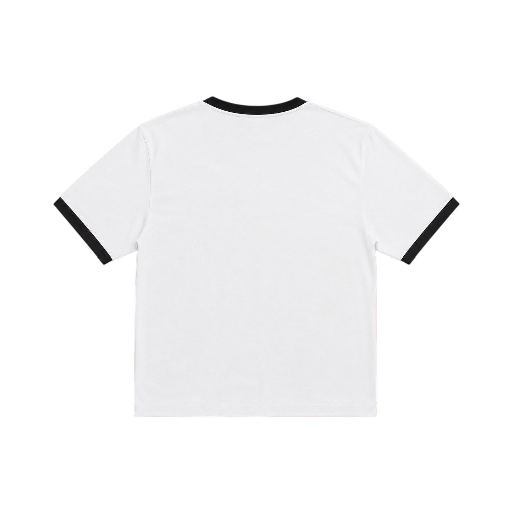 WHAT IF IT DOES - WHITE RINGER TEE