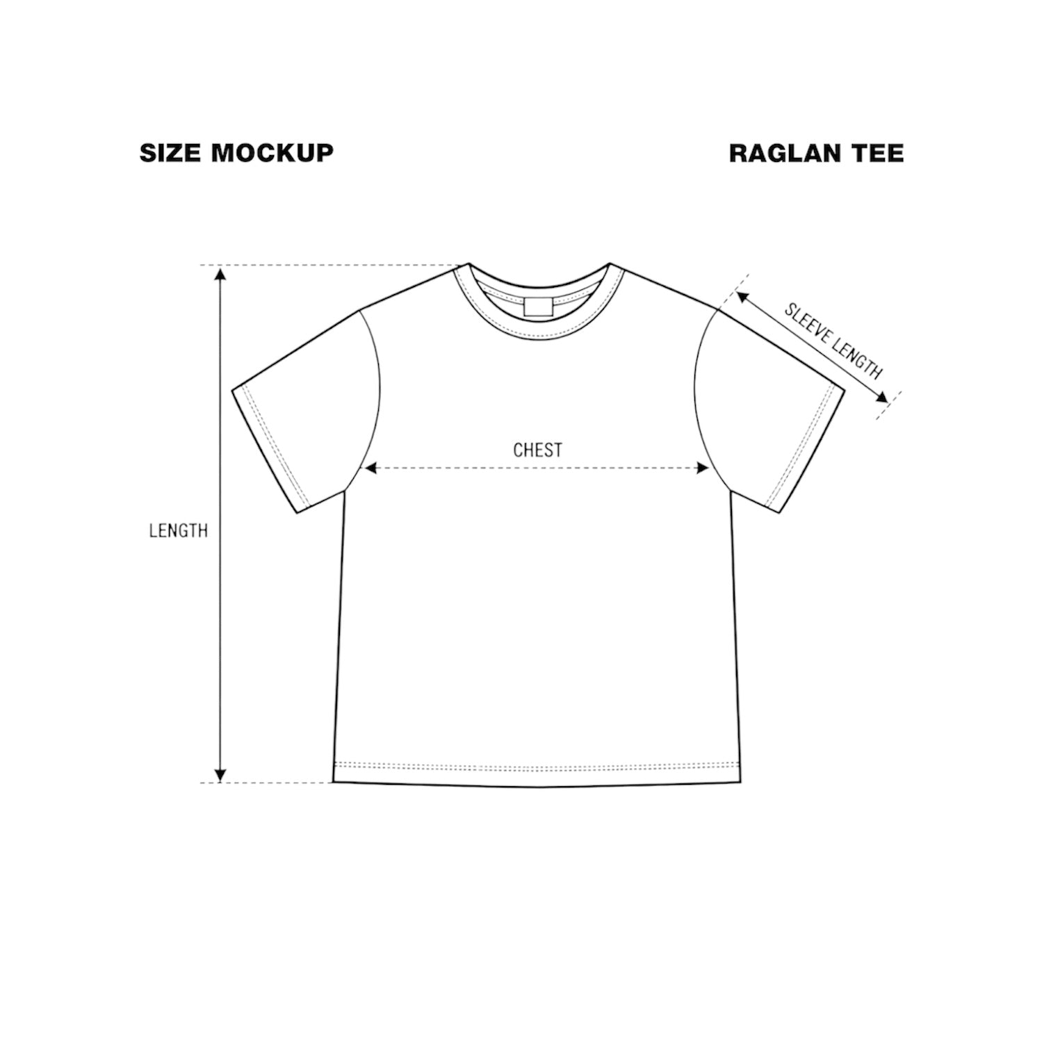 OLIVE OFF WHITE RAGLAN TEES