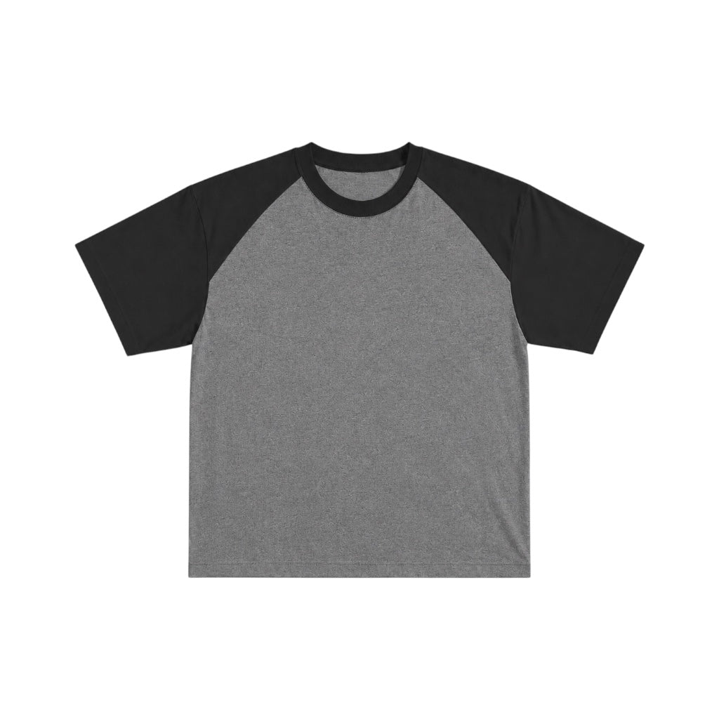 BLACK CHARCOAL RAGLAN TEES